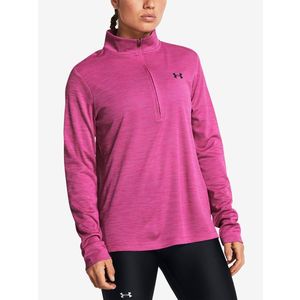 Under Armour Tech Textured 1/2 Zip Mikina Růžová obraz