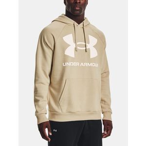 Under Armour UA Rival Fleece Big Logo HD Mikina Hnědá obraz