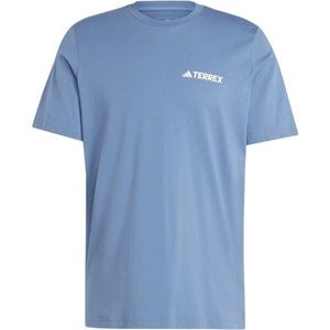 adidas TERREX MOUNTAIN TEE Pánské triko, modrá, velikost obraz