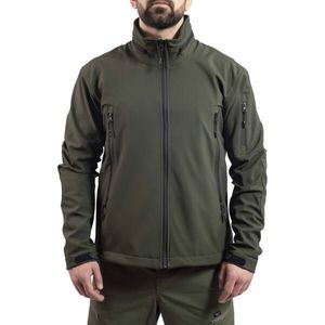 VAVWEAR SHELLHT04 Pánská softshellová bunda, khaki, velikost obraz