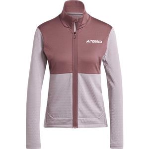 adidas TERREX MULTI LIGHT FLEECE FULL-ZIP Dámská mikina, fialová, velikost obraz