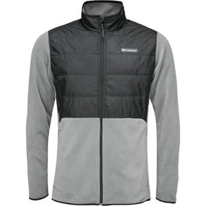 Columbia BASIN BUTTE FLEECE FULL ZIP II Pánská hybridní bunda, šedá, velikost obraz