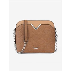 Hnědá dámská prošívaná crossbody kabelka Vuch Fossy Brown obraz