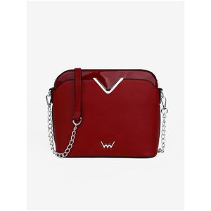 Vínová dámská crossbody kabelka VUCH Fossy Smooth Red obraz