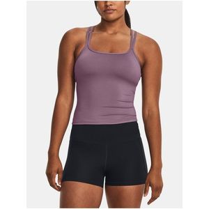 Fialové sportovní tílko Under Armour Meridian Fitted Tank obraz