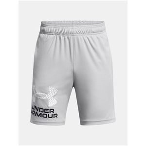 Světle šedé sportovní kraťasy Under Armour UA Tech Logo Shorts obraz