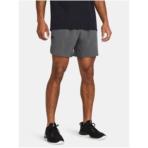 Tmavě šedé sportovní kraťasy Under Armour UA Peak Woven Shorts obraz