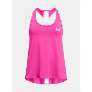 Tmavě růžové sportovní tílko Under Armour Knockout Tank obraz