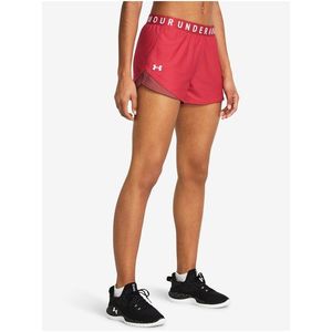 Červené dámské kraťasy Under Armour Play Up Shorts 3.0-RED obraz