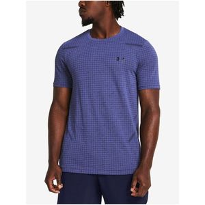 Fialové pánské tričko Under Armour Vanish Seamless Grid SS obraz