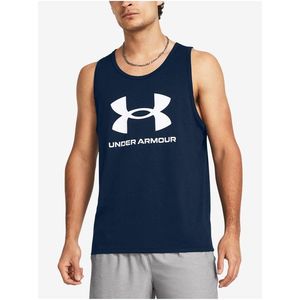 Tmavě modré pánské tílko Under Armour UA Sportstyle Logo obraz