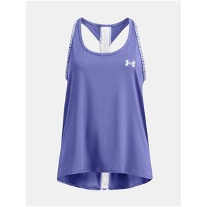 Fialové holčičí sportovní tílko Under Armour Knockout Tank-PPL obraz