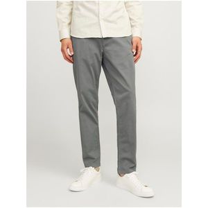 Šedé pánské chino kalhoty Jack & Jones Stace obraz