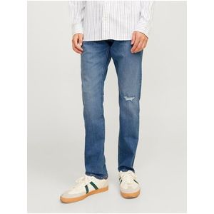 Modré slim fit džíny Jack & Jones Glenn - Pánské obraz