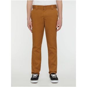 Hnědé pánské kalhoty Dickies 872 Slim Fit Work obraz