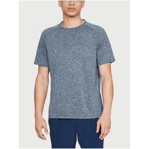 Modré sportovní tričko Under Armour UA Tech 2.0 SS Tee obraz