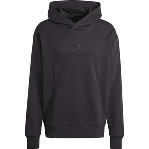 Černá pánská mikina french terry hoodie obraz