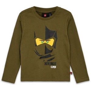 LEGO® kidswear LWTANO 603 Chlapecké tričko s dlouhým rukávem, khaki, velikost obraz