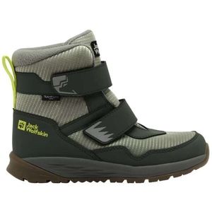 Jack Wolfskin POLAR BEAR-B TEXAPORE MID VC K Dětská zimní obuv, zelená, velikost obraz