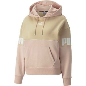 Puma POWER COLORBLOCK HOODIE Dámská mikina, růžová, velikost obraz