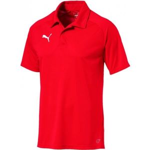 Puma LIGA SIDELINE POLO TEE Pánské polotriko, červená, velikost obraz