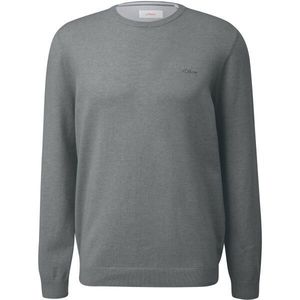 s.Oliver RL KNITTED PULLOVER NOOS Pánský svetr, šedá, velikost obraz