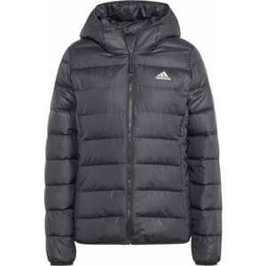 adidas ESSENTIALS MIDWEIGHT DOWN HOODED Dámská bunda, černá, velikost obraz