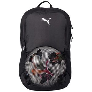 Puma TEAMGOAL BACKPACK WITH BALL NET Batoh, tmavě šedá, velikost obraz