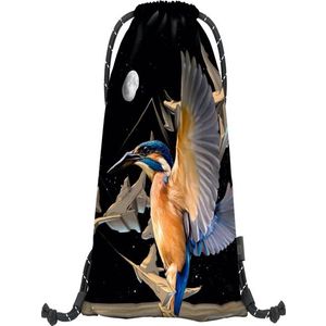 BAAGL eARTh - Kingfisher by Caer8th Gymsack Černá obraz