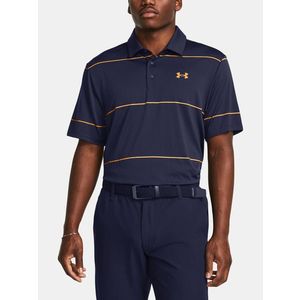 Under Armour UA Playoff 3.0 Stripe Polo triko Modrá obraz