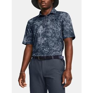 Under Armour UA Perf 3.0 Printed Polo triko Šedá obraz