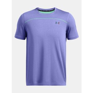 Under Armour UA Rush Seamless Wordmark SS Triko Fialová obraz