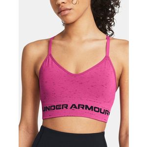 Under Armour Seamless Low Long Sportovní podprsenka Růžová obraz