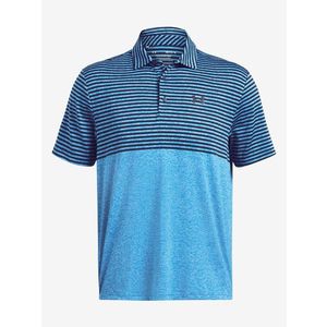 Under Armour UA Playoff 3.0 Stripe Polo triko Modrá obraz