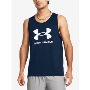 Under Armour UA Sportstyle Logo Tílko Modrá obraz