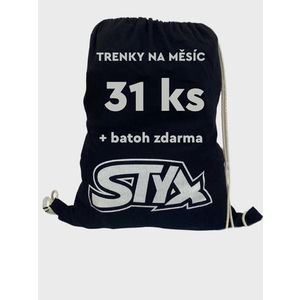 Styx Trenýrky 31 ks Černá obraz