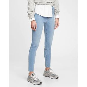 GAP The Gen Good High Rise True Skinny Jeans Modrá obraz