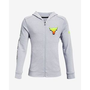 Under Armour Project Rock Mikina dětská Šedá obraz