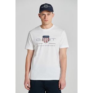 TRIČKO GANT REG ARCHIVE SHIELD SS T-SHIRT WHITE obraz