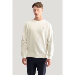 MIKINA GANT REG SHIELD C-NECK SWEAT bílá S obraz