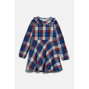 ŠATY GANT CHECKED FLANELL DRESS BOLD BLUE obraz