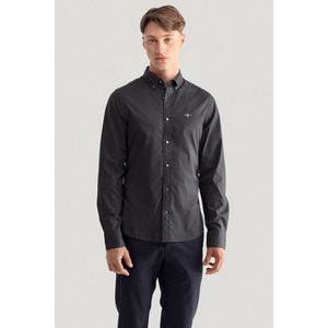 KOŠILE GANT SLIM POPLIN SHIRT BLACK obraz