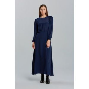 ŠATY GANT D1. FLOWING CREPE DRESS EVENING BLUE obraz