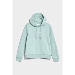 MIKINA GANT REG TONAL SHIELD HOODIE IBIZA BLUE obraz