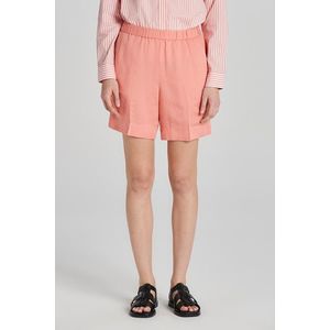 ŠORTKY GANT REL LINEN BLEND PULL ON SHORTS PEACHY PINK obraz