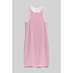 ŠATY GANT STRIPED RIBBED TANK DRESS BOLD VIOLET obraz