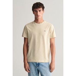 TRIČKO GANT REG SHIELD SS T-SHIRT SILKY BEIGE obraz