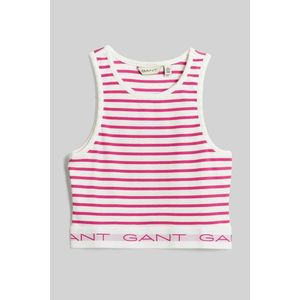 TOP GANT STRIPED RIBBED TANK TOP BOLD VIOLET obraz