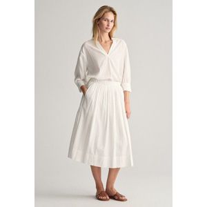 SUKNĚ GANT SEERSUCKER STRIPED PULL ON SKIRT WHITE obraz