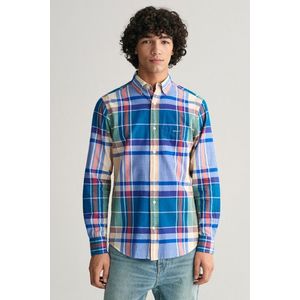 KOŠILE GANT REG INDIAN MADRAS SHIRT RICH BLUE obraz